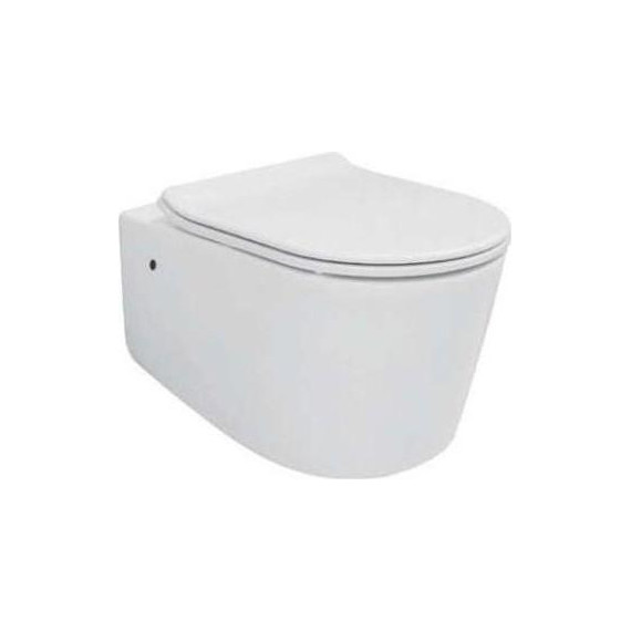 Унитаз подвесной Creo Ceramique RENNES с крышкой - фото 2
