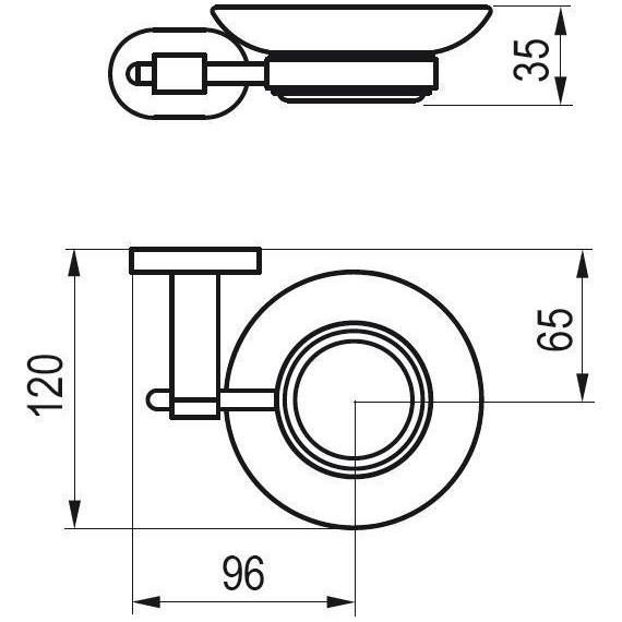 Мыльница CR 200 Ravak Chrome X07P187 - фото 4