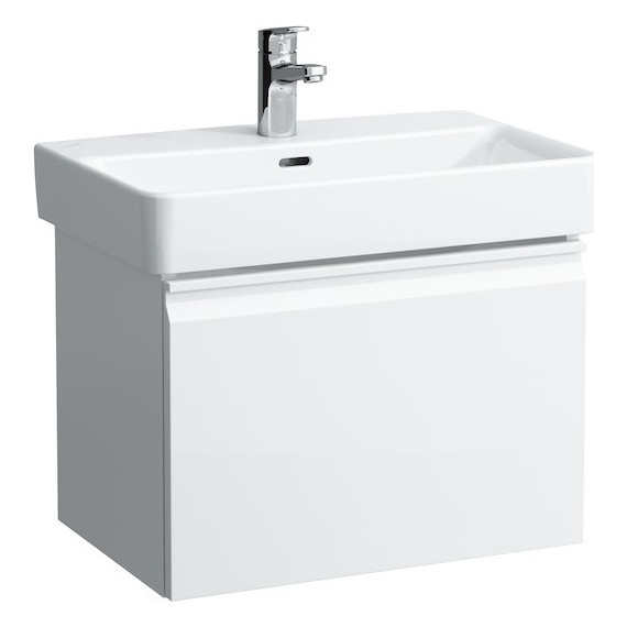 Тумба подвесная с раковиной Laufen PRO S 60 см 4.8303.2.095.463.1, белый - фото 