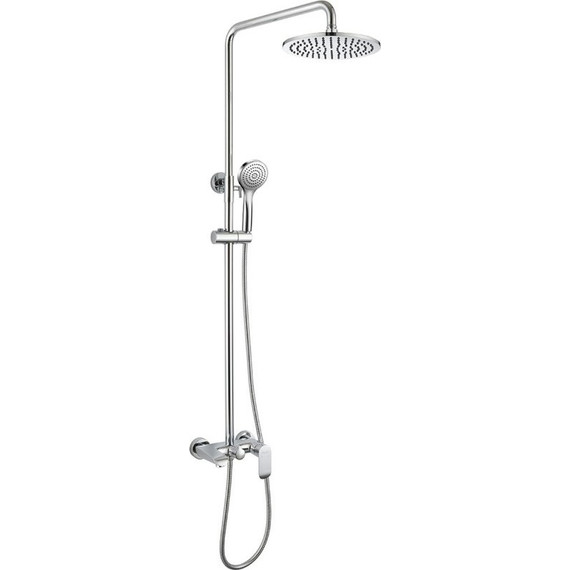 Душевая стойка Bravat Pure F6335369CP-A-RUS, хром - фото 