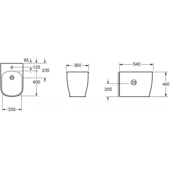 Биде напольное BelBagno Prado BB10150B - фото 3