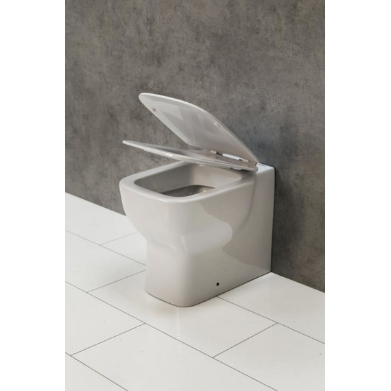 Унитаз приставной безободковый BelBagno Vaso BB127CB - фото 6