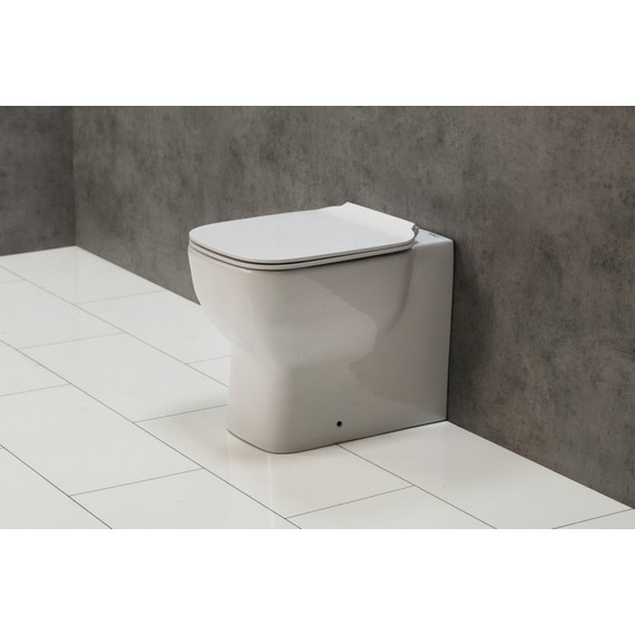 Унитаз приставной безободковый BelBagno Vaso BB127CB - фото 4