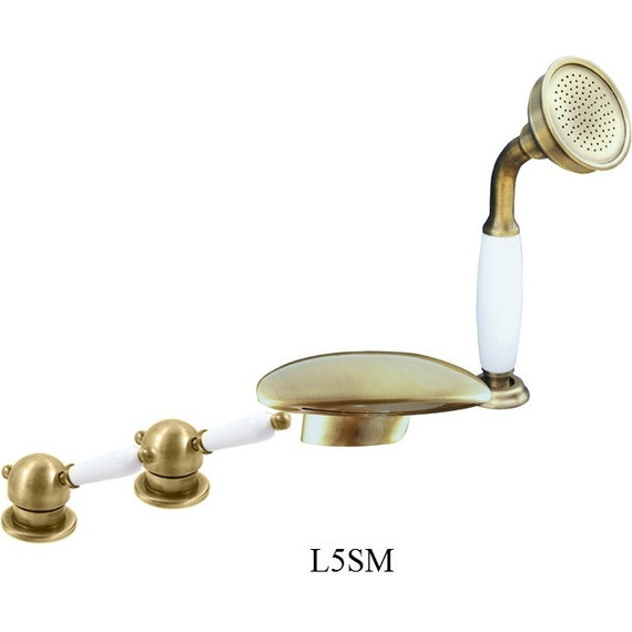 Смеситель для ванны Rav-Slezak Labe L070.5PSM, бронза - фото 2