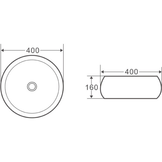 Раковина-чаша BelBagno 40 см BB1065 - фото, картинка 3 Раковина-чаша BelBagno 40 см BB1065 - фото 3