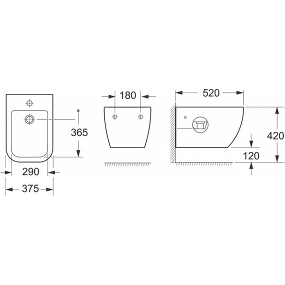 Биде подвесное BelBagno Genova BB1104BH - фото 3
