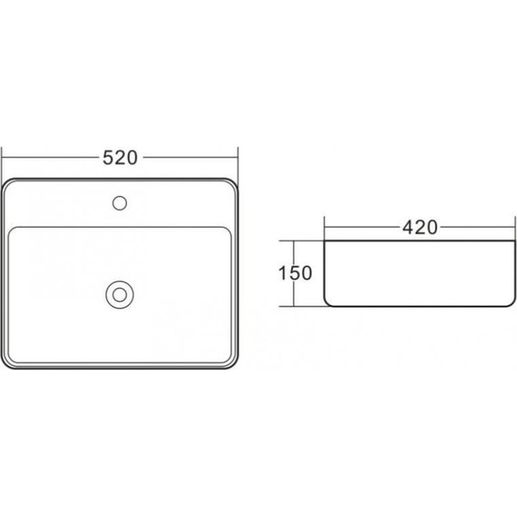 Раковина-чаша BelBagno 52 см BB1367 - фото 3