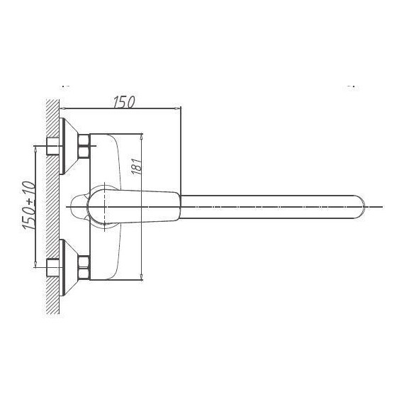 Смеситель для ванны Haiba HB22506 - фото, картинка 3 Смеситель для ванны Haiba HB22506 - фото 3