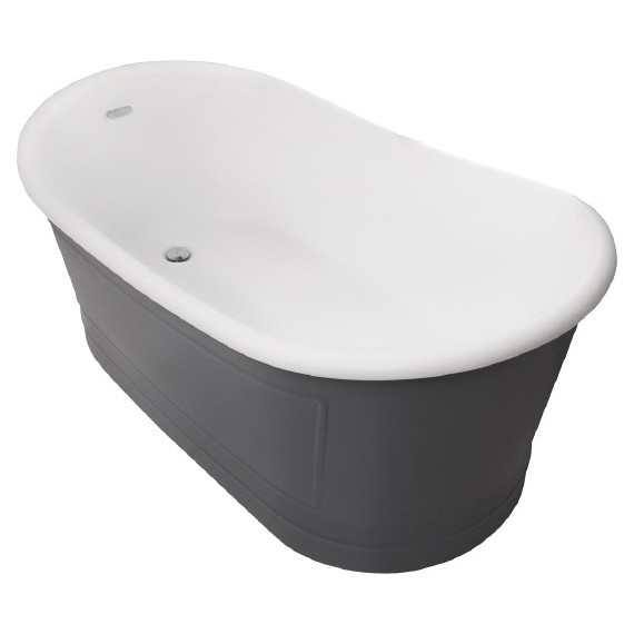 Ванна отдельностоящая BelBagno BB32-CF36 167х90 см - фото 