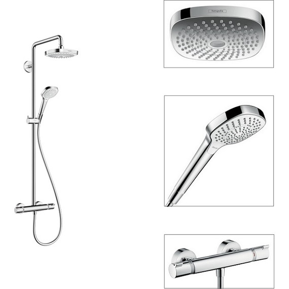 Душевая стойка Hansgrohe Croma Select E 180 2jet Showerpipe 27256400 - фото, картинка 4 Душевая стойка Hansgrohe Croma Select E 180 2jet Showerpipe 27256400 - фото 4