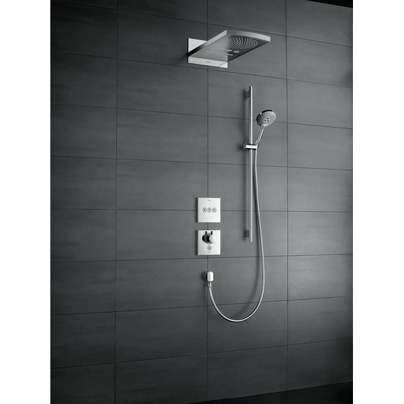 Переключатель потоков на три потребителя Hansgrohe Shower Select 15764000 - фото 3