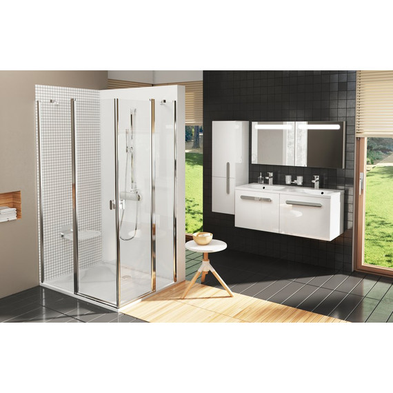 Тумба подвесная с раковиной Ravak Chrome SDU 120 см X000000536, белый - фото 4