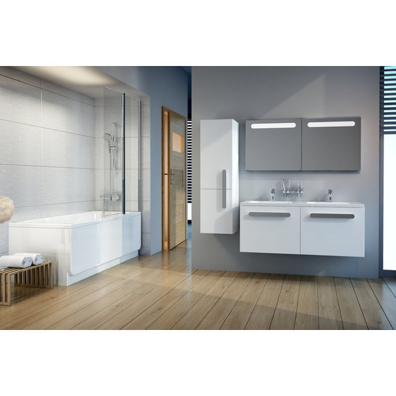 Тумба подвесная с раковиной Ravak Chrome SDU 120 см X000000536, белый - фото 5