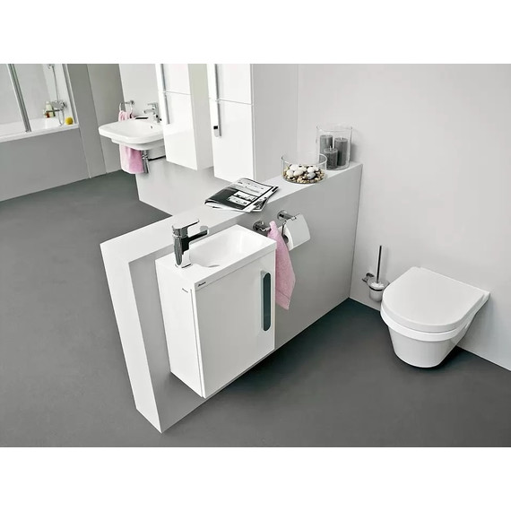 Тумба подвесная с раковиной Ravak Chrome SDU 40 см R X000000538, белый - фото 5