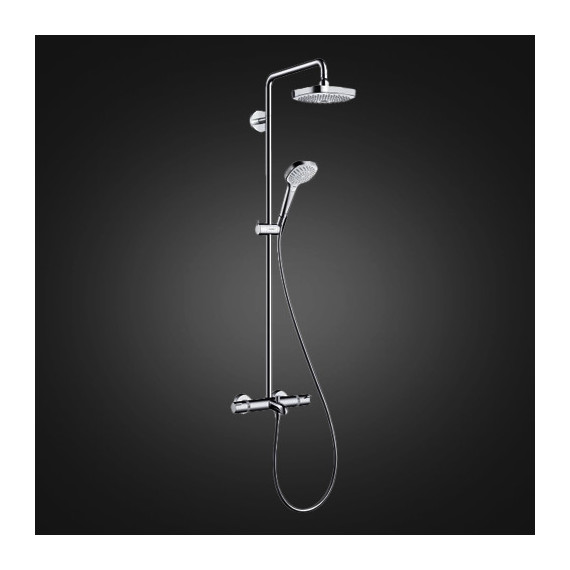 Душевая стойка с термостатом Hansgrohe Showerpipe Croma 180 27352400 - фото 4