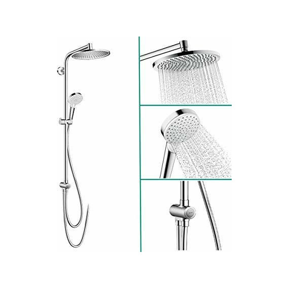 Душевая стойка Hansgrohe Crometta S 240 1jet Showerpipe 27270000 - фото, картинка 2 Душевая стойка Hansgrohe Crometta S 240 1jet Showerpipe 27270000 - фото 2
