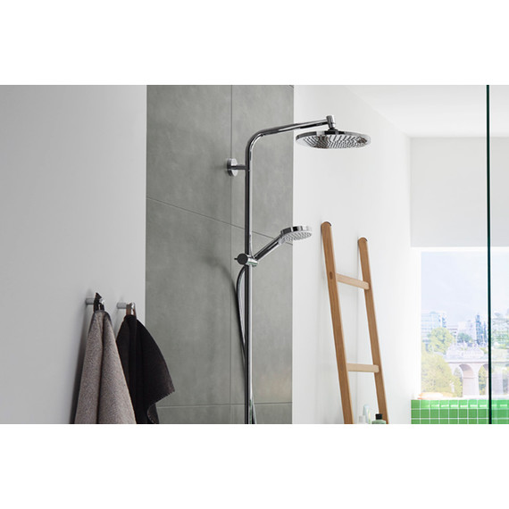 Душевая стойка Hansgrohe Crometta S 240 1jet Showerpipe 27270000 - фото, картинка 3 Душевая стойка Hansgrohe Crometta S 240 1jet Showerpipe 27270000 - фото 3