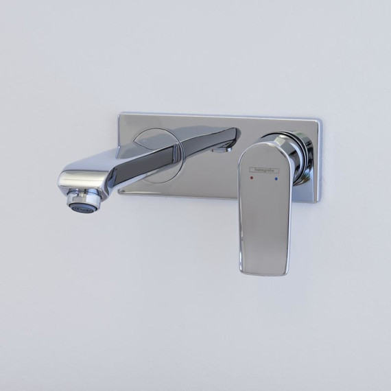 Смеситель для раковины настенный Hansgrohe Metris 31086000 - фото, картинка 7 Смеситель для раковины настенный Hansgrohe Metris 31086000 - фото 7