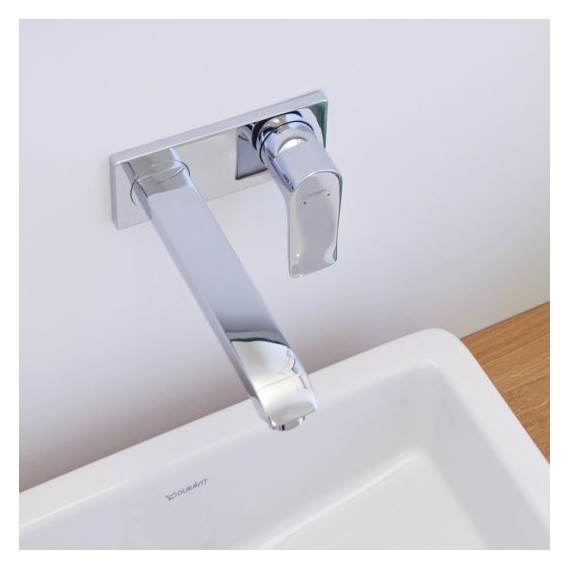 Смеситель для раковины настенный Hansgrohe Metris 31086000 - фото, картинка 6 Смеситель для раковины настенный Hansgrohe Metris 31086000 - фото 6