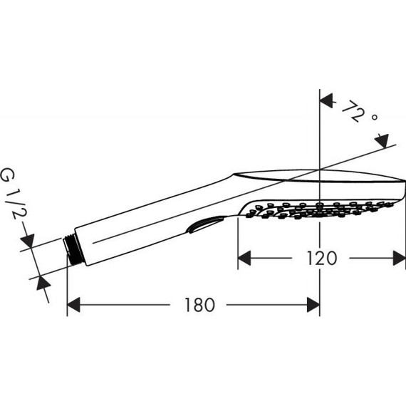 Ручной душ Hansgrohe Raindance Select 120 Air 3jet 1/2' 26520000 - фото, картинка 6 Ручной душ Hansgrohe Raindance Select 120 Air 3jet 1/2' 26520000 - фото 6