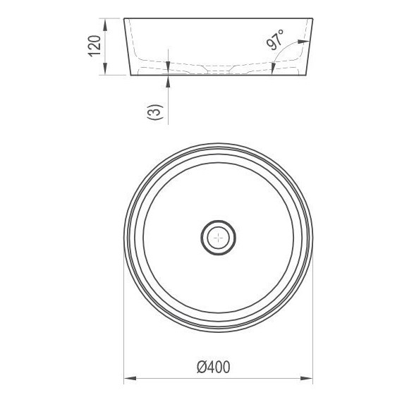Раковина-чаша Ravak Moon 1 40 см XJN01300000 - фото, картинка 9 Раковина-чаша Ravak Moon 1 40 см XJN01300000 - фото 9