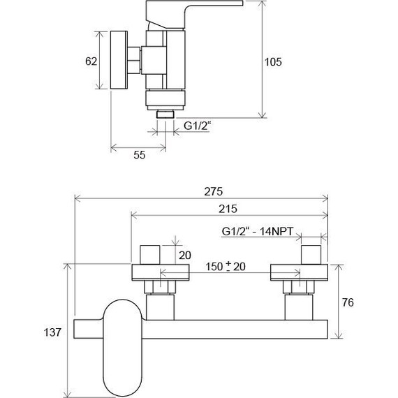 Смеситель для душа Ravak Chrome CR 032.00/150 X070043 - фото 7