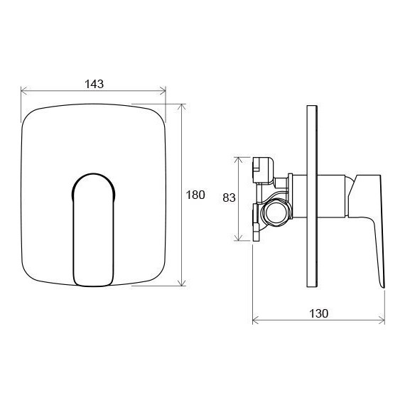 Смеситель для душа Ravak Classic СL 066.00 X070089+X070052 - фото 4