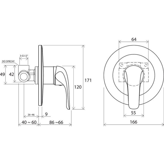 Смеситель для душа Ravak Rosa RS 062.00 X070015 - фото 5