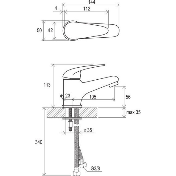 Смеситель для раковины Ravak Suzan SN 012.00 X070002 - фото, картинка 4 Смеситель для раковины Ravak Suzan SN 012.00 X070002 - фото 4