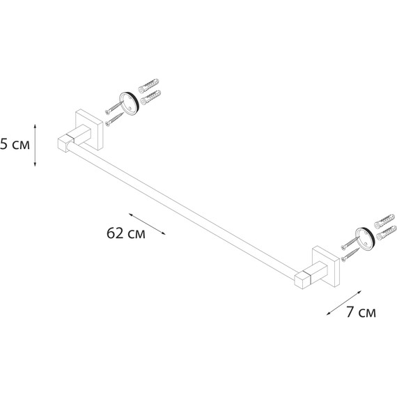 Полотенцедержатель Fixsen Metra FX-11101 - фото, картинка 3 Полотенцедержатель Fixsen Metra FX-11101 - фото 3