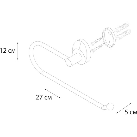 Полотенцедержатель Fixsen Europa FX-21811A - фото 3