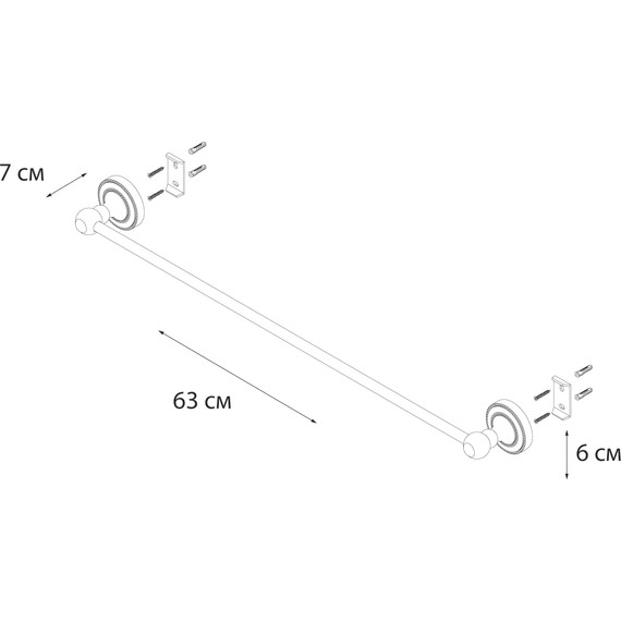 Полотенцедержатель Fixsen Style FX-41101 - фото 3