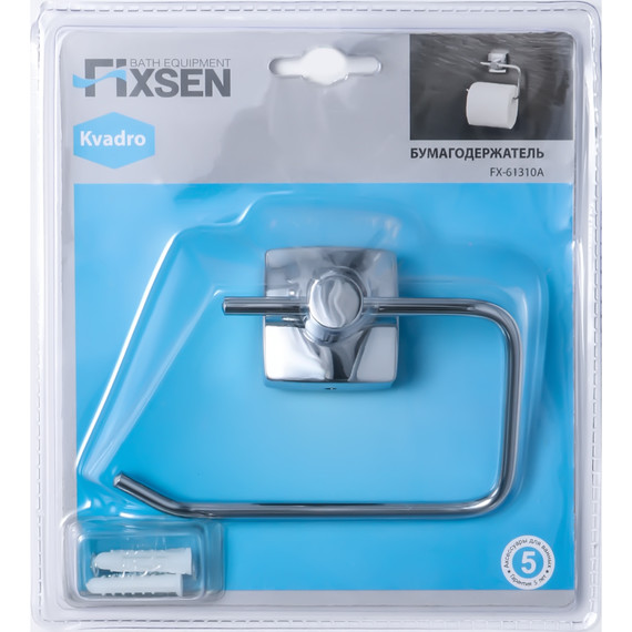 Держатель для туалетной бумаги Fixsen Kvadro FX-61310A - фото, картинка 2 Держатель для туалетной бумаги Fixsen Kvadro FX-61310A - фото 2