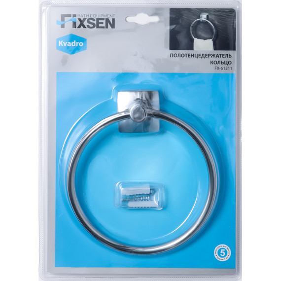 Кольцо для полотенец Fixsen Kvadro FX-61311 - фото 2