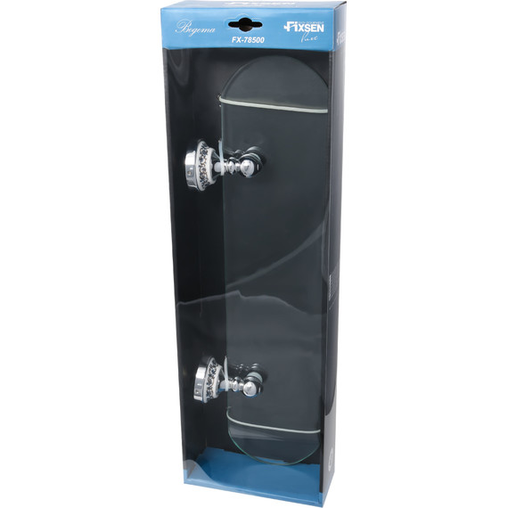 Стеклянная полка Fixsen Bogema FX-78503 50 см - фото, картинка 2 Стеклянная полка Fixsen Bogema FX-78503 50 см - фото 2