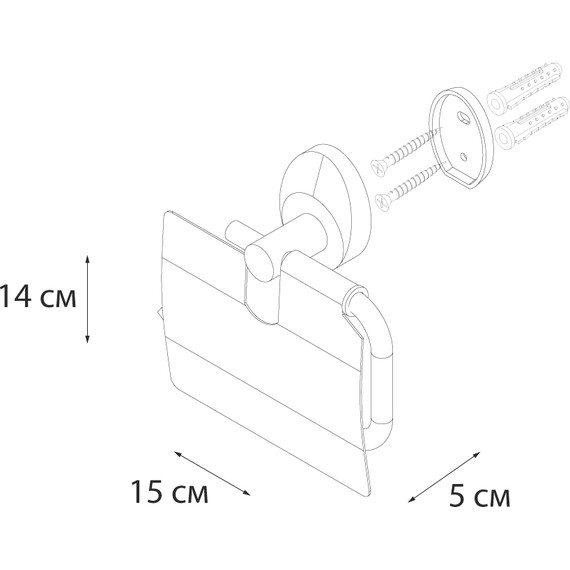 Держатель для туалетной бумаги Fixsen Europa FX-21810 - фото, картинка 4 Держатель для туалетной бумаги Fixsen Europa FX-21810 - фото 4