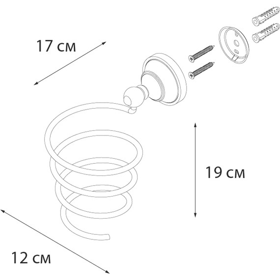 Держатель для фена Fixsen Bogema FX-78519 - фото 3