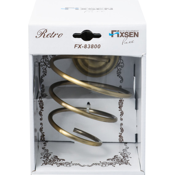 Держатель для фена Fixsen Retro FX-83819, цвет бронза - фото 2