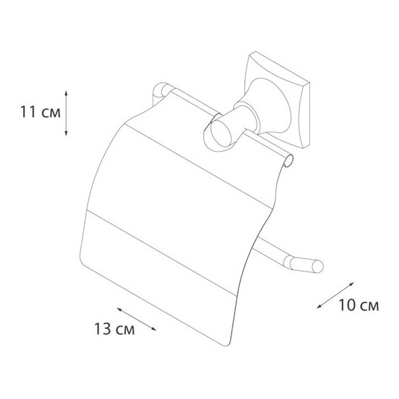 Держатель для туалетной бумаги Fixsen Ocean GR-2010 - фото 2