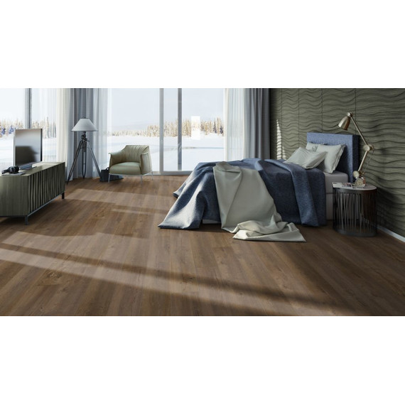 Ламинат Tarkett Estetica Oak Effect Chestnut 194x1292 мм 504015051, эффект массива - фото 5