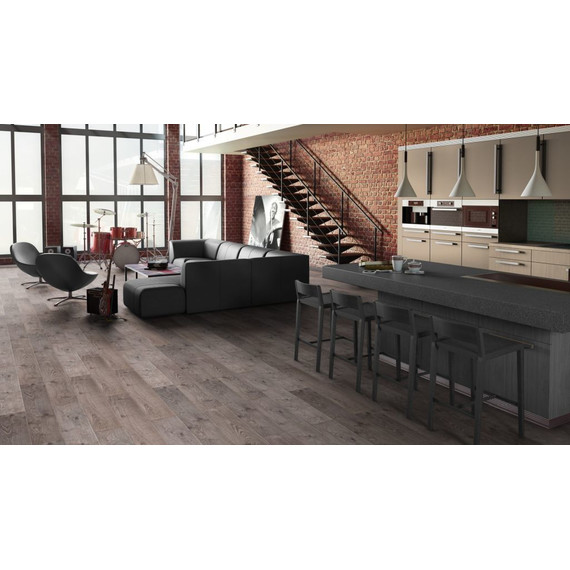 Ламинат Tarkett Estetica Oak Natur Grey 194x1292 мм 504015030, эффект массива - фото 3