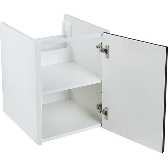 Модуль подвесной с распашным фасадом Акватон Брук 40 см 1A201803BCDF0, белый/дуб феррара - фото 3