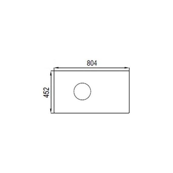 Тумба подвесная со столешницей открытая Акватон Брук 80 см 1A201501BCDL0, белый/дуб латте - фото 3