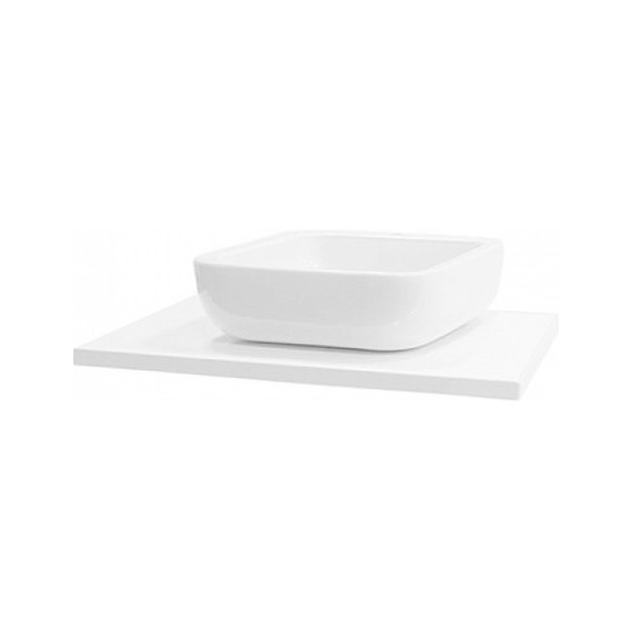 Тумба подвесная со столешницей Акватон Брук 60 см 1A201901BCDL0, белый/дуб латте - фото 5