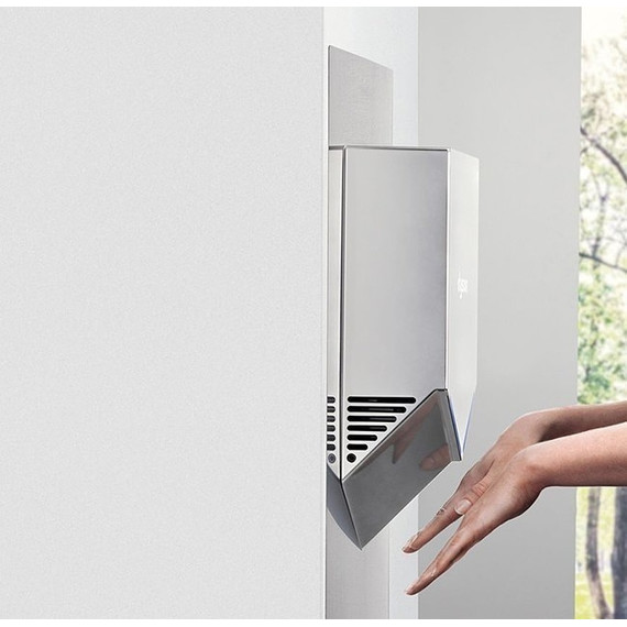 Сушилка для рук Dyson Airblade HU02 307170-01, цвет никель - фото 6