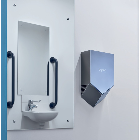 Сушилка для рук Dyson Airblade HU02 307170-01, цвет никель - фото 2