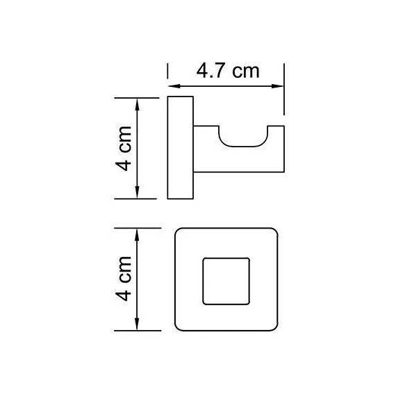 Крючок WasserKraft Lippe K-6523 - фото 4