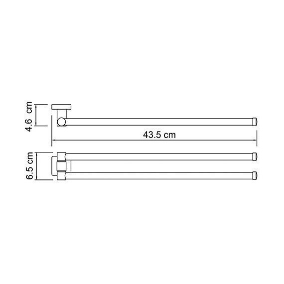 Полотенцедержатель WasserKraft Lippe K-6531 - фото 5