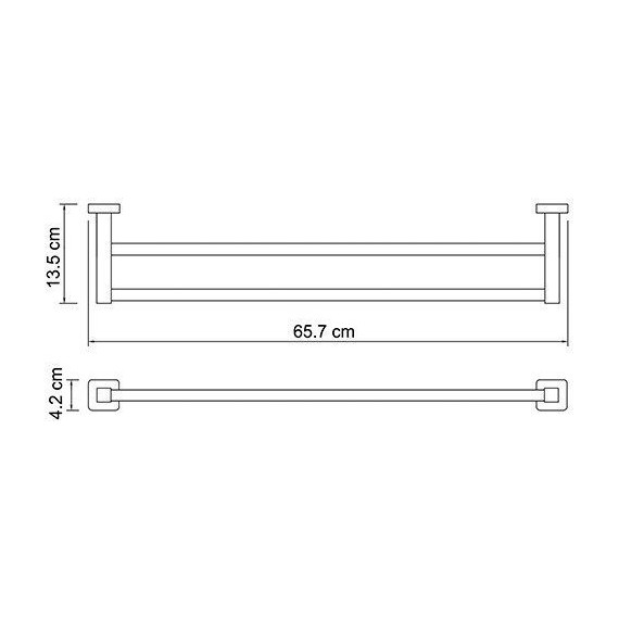 Полотенцедержатель WasserKraft Lippe K-6540 - фото 5