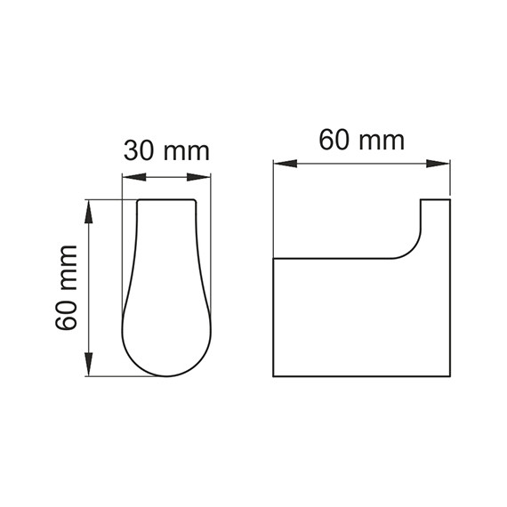 Крючок WasserKraft Elbe K-7223, цвет чёрный - фото, картинка 4 Крючок WasserKraft Elbe K-7223, цвет чёрный - фото 4